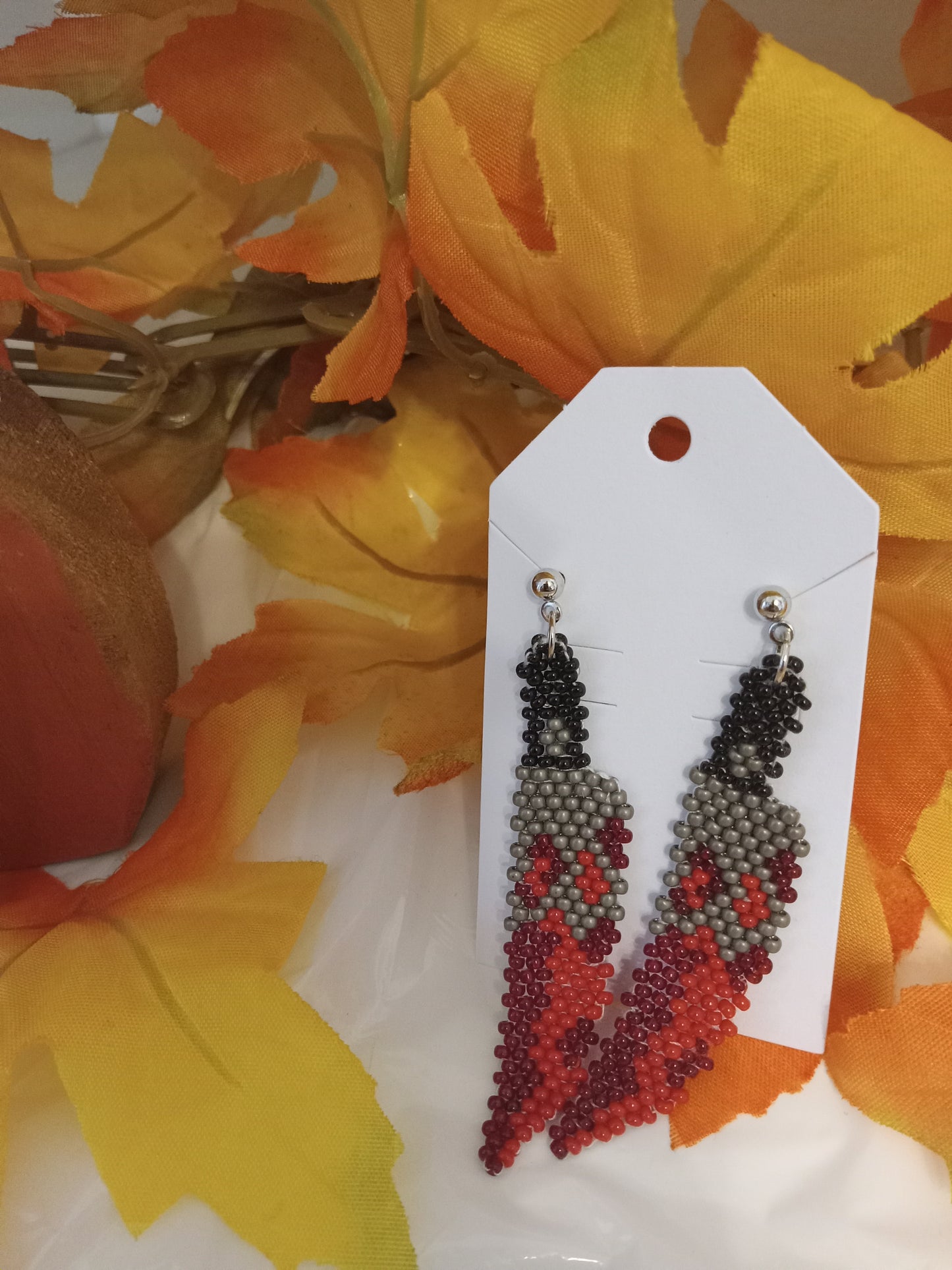 Deadly Weapon Brick Stitch Earrings