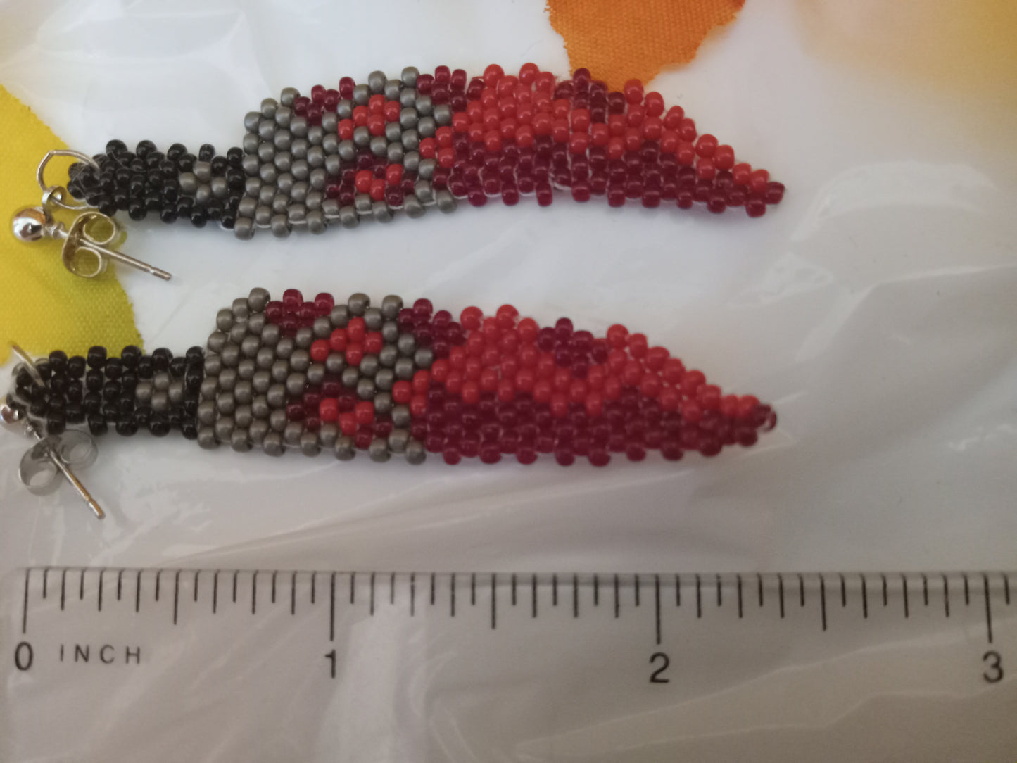 Deadly Weapon Brick Stitch Earrings