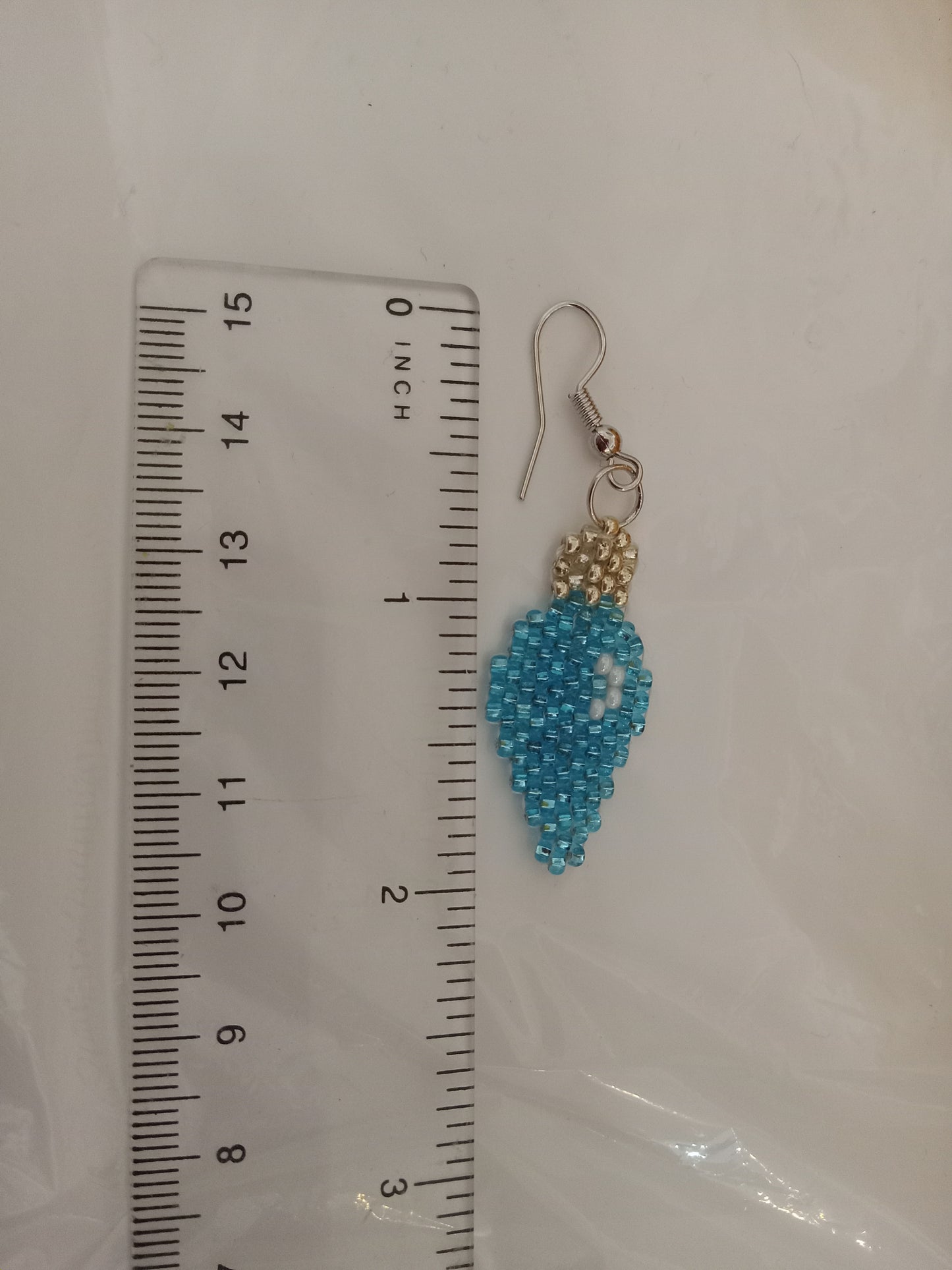 Brickstitch Christmas Bulb Earrings