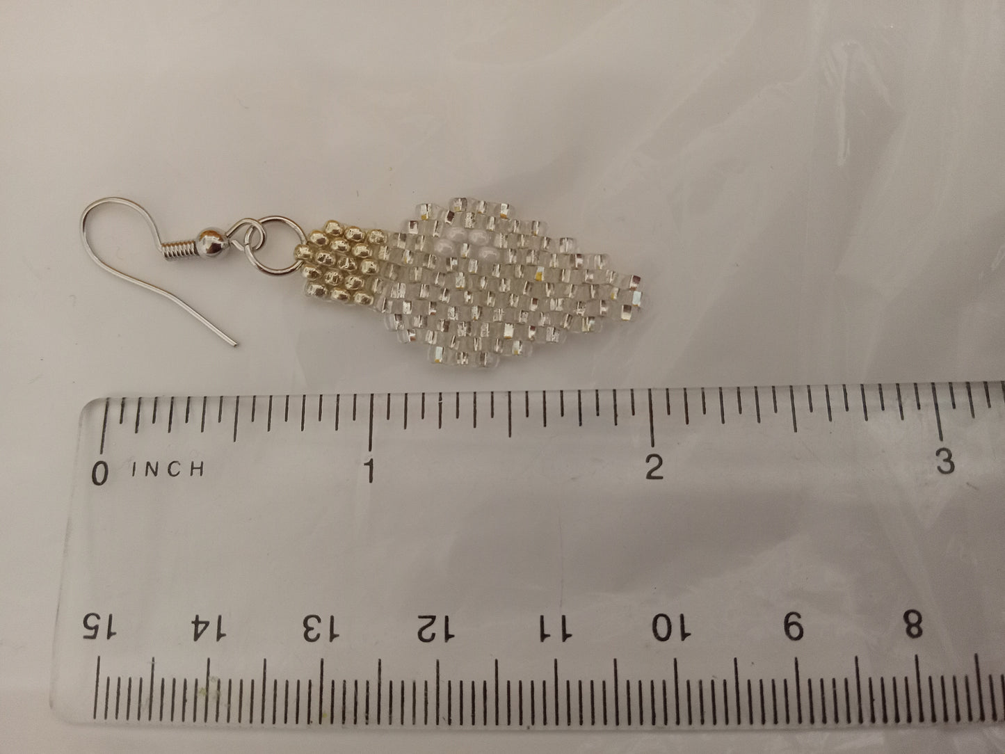 Brickstitch Christmas Bulb Earrings