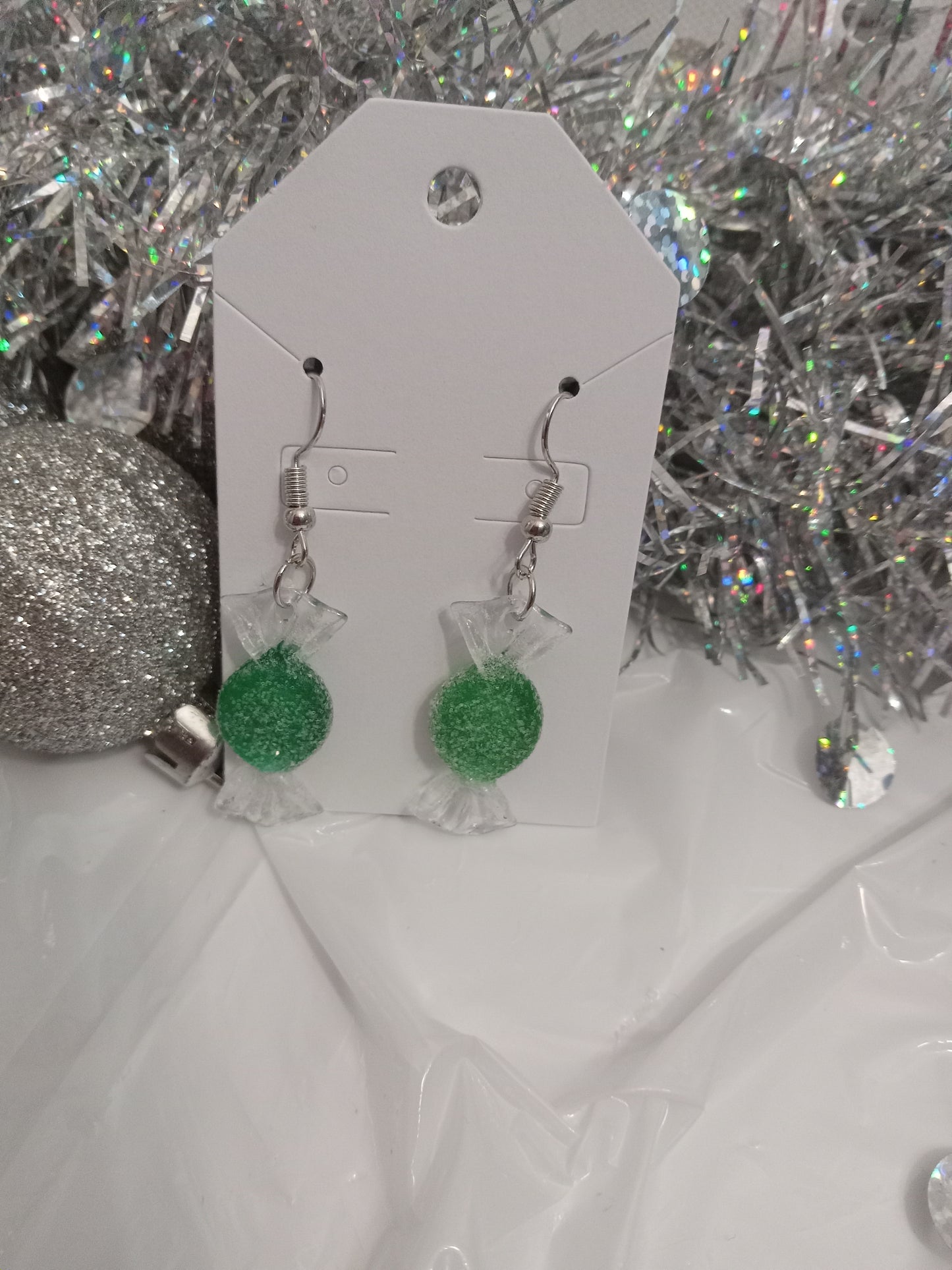 Christmas Candy Earrings
