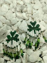 Clover Fringe Earrings