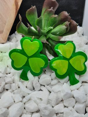 Clay Clover Earrings
