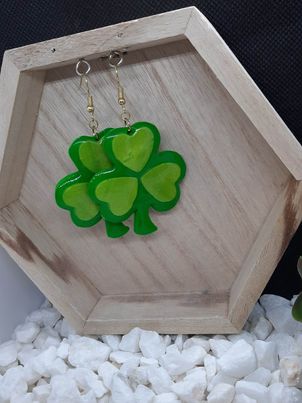 Clay Clover Earrings