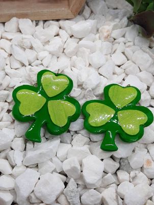 Clay Clover Earrings