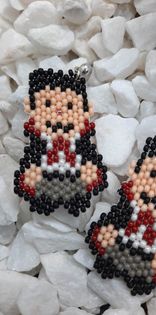 Count Dracula Brickstitch Earrings
