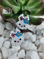 Baby Bunny Brick Stitch Earrings