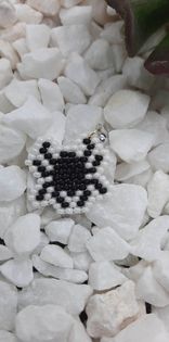 Brick stitch Arachnid Earrings
