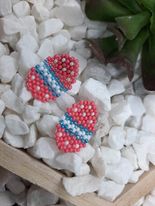 Multi Design Brick Stitch Egg Earrings
