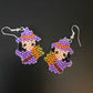 Mini Witchy Brickstitch Earrings