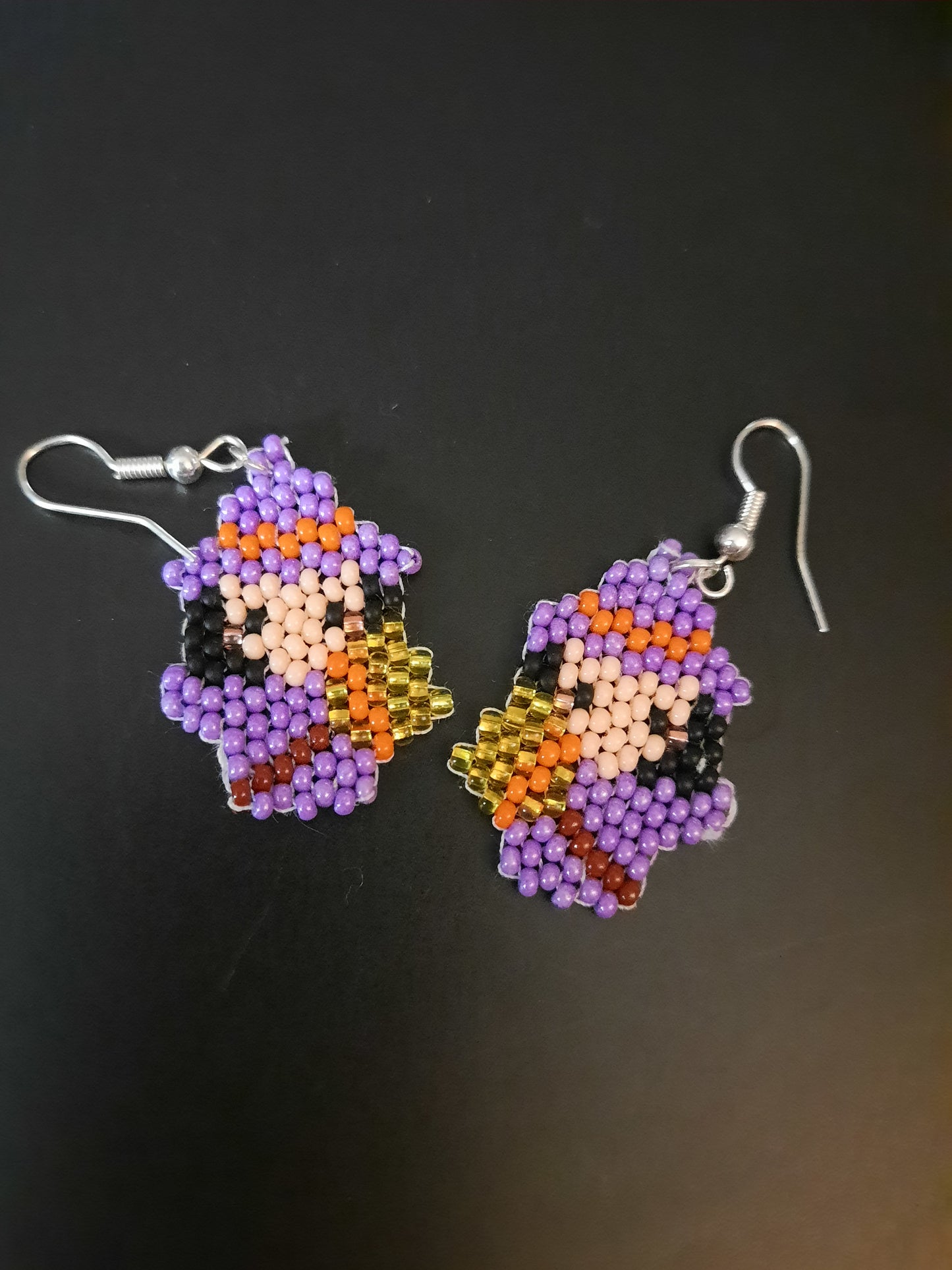 Mini Witchy Brickstitch Earrings