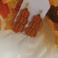 Pumpkin Stack Clay Earrings