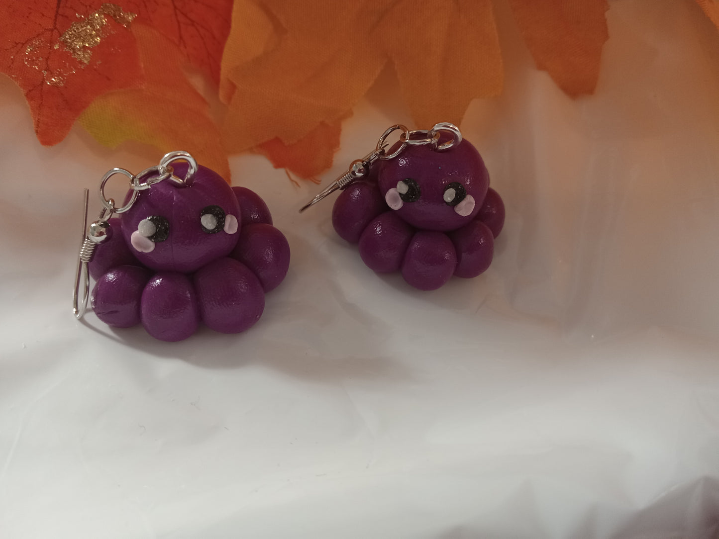 Cutie Pie Clay Octopus Earrings