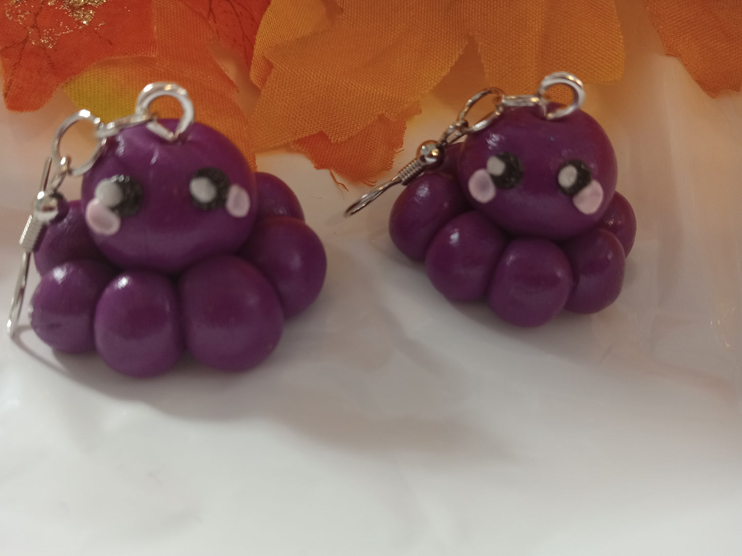 Cutie Pie Clay Octopus Earrings