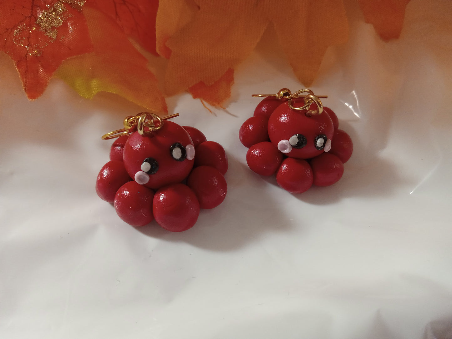 Cutie Pie Clay Octopus Earrings