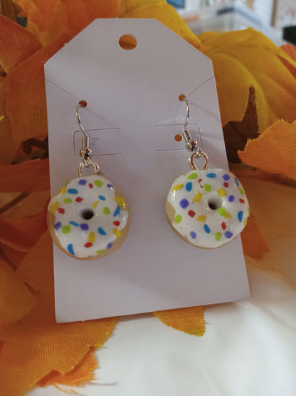 Donut, I look Good ? Clay Earrings