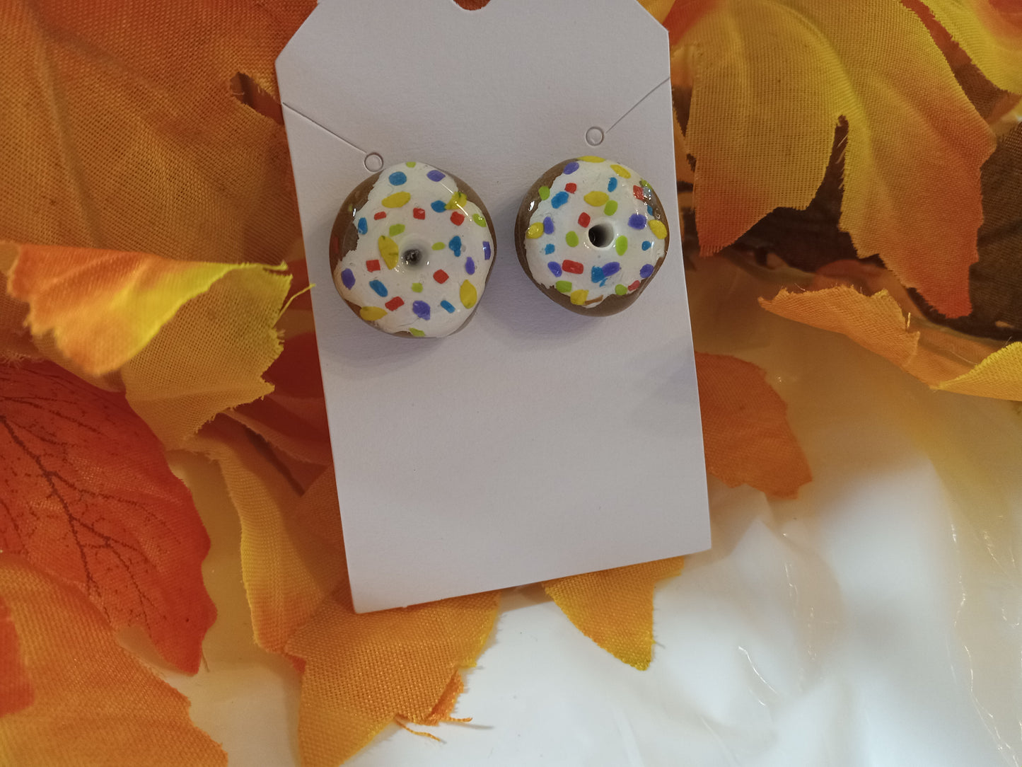 Donut, I look Good ? Clay Earrings