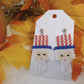 Uncle Sam Brick Stitch Earrings