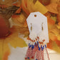 Brick Stitch Patriotic Finge Earring