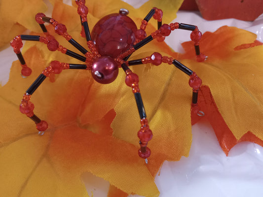 Mini Beaded 3D Spiders