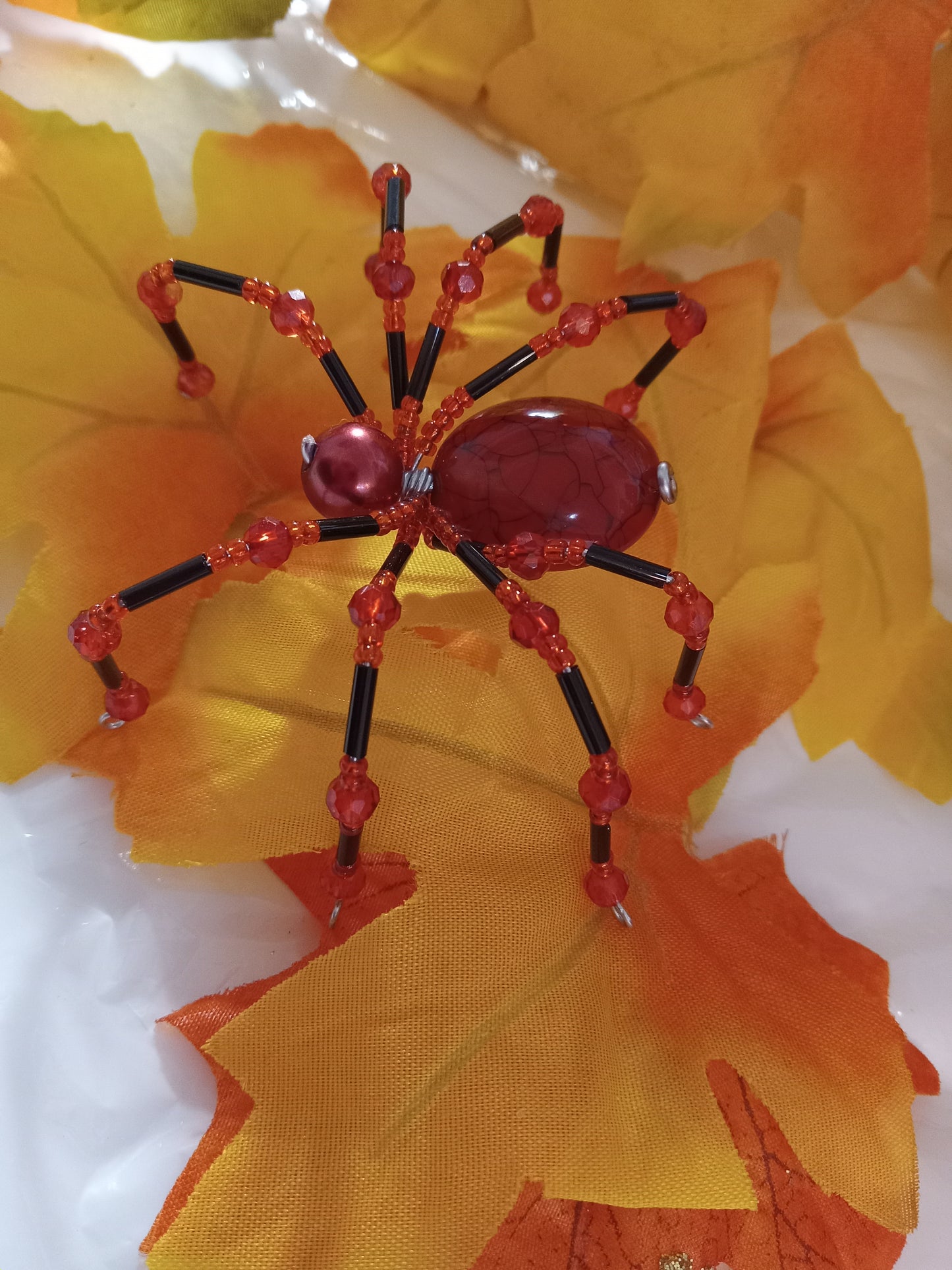 Mini Beaded 3D Spiders