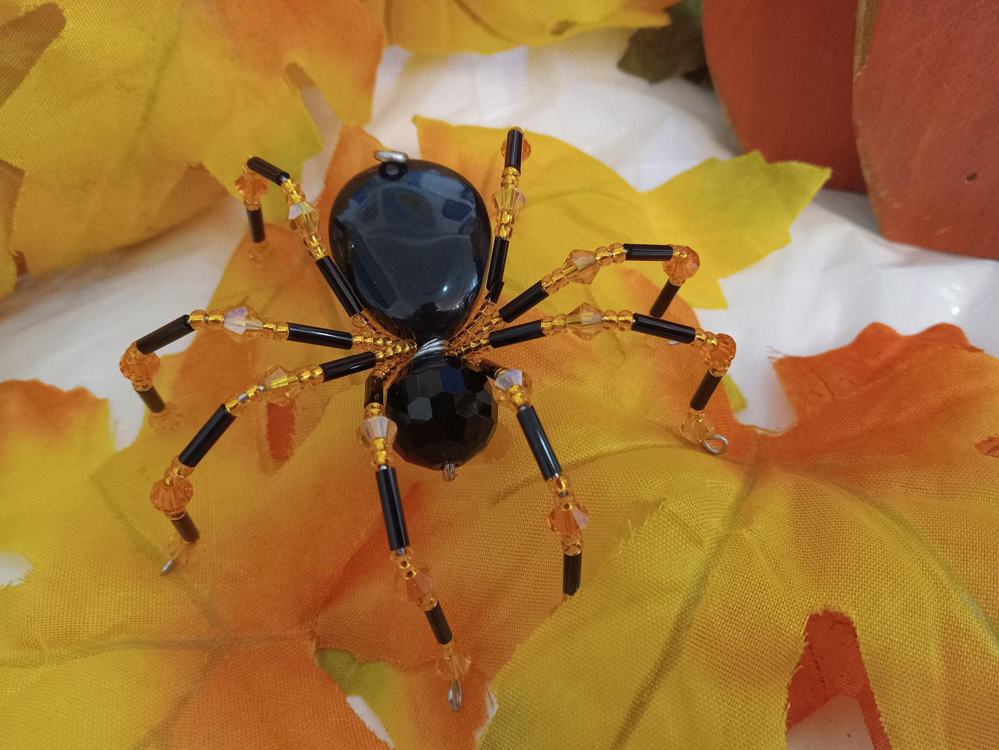 Mini Beaded 3D Spiders