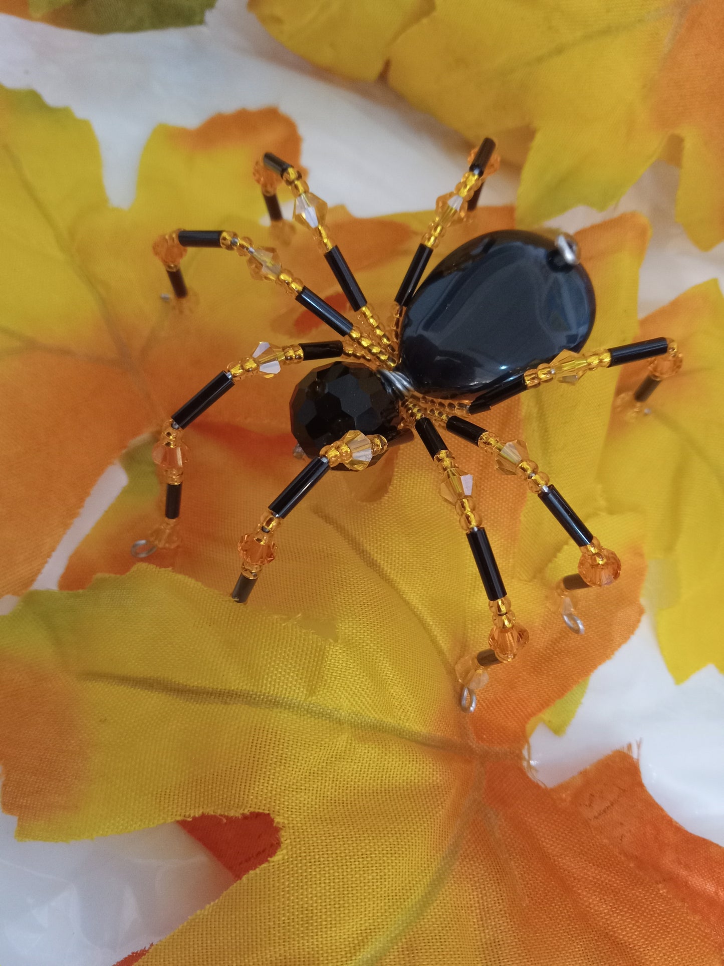 Mini Beaded 3D Spiders