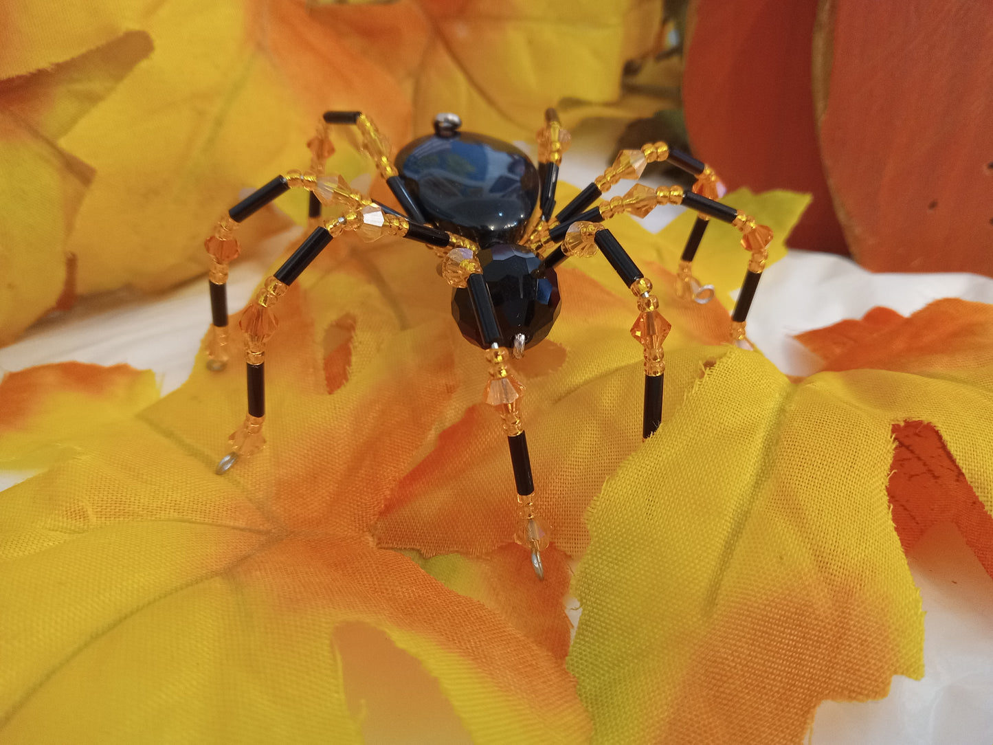 Mini Beaded 3D Spiders