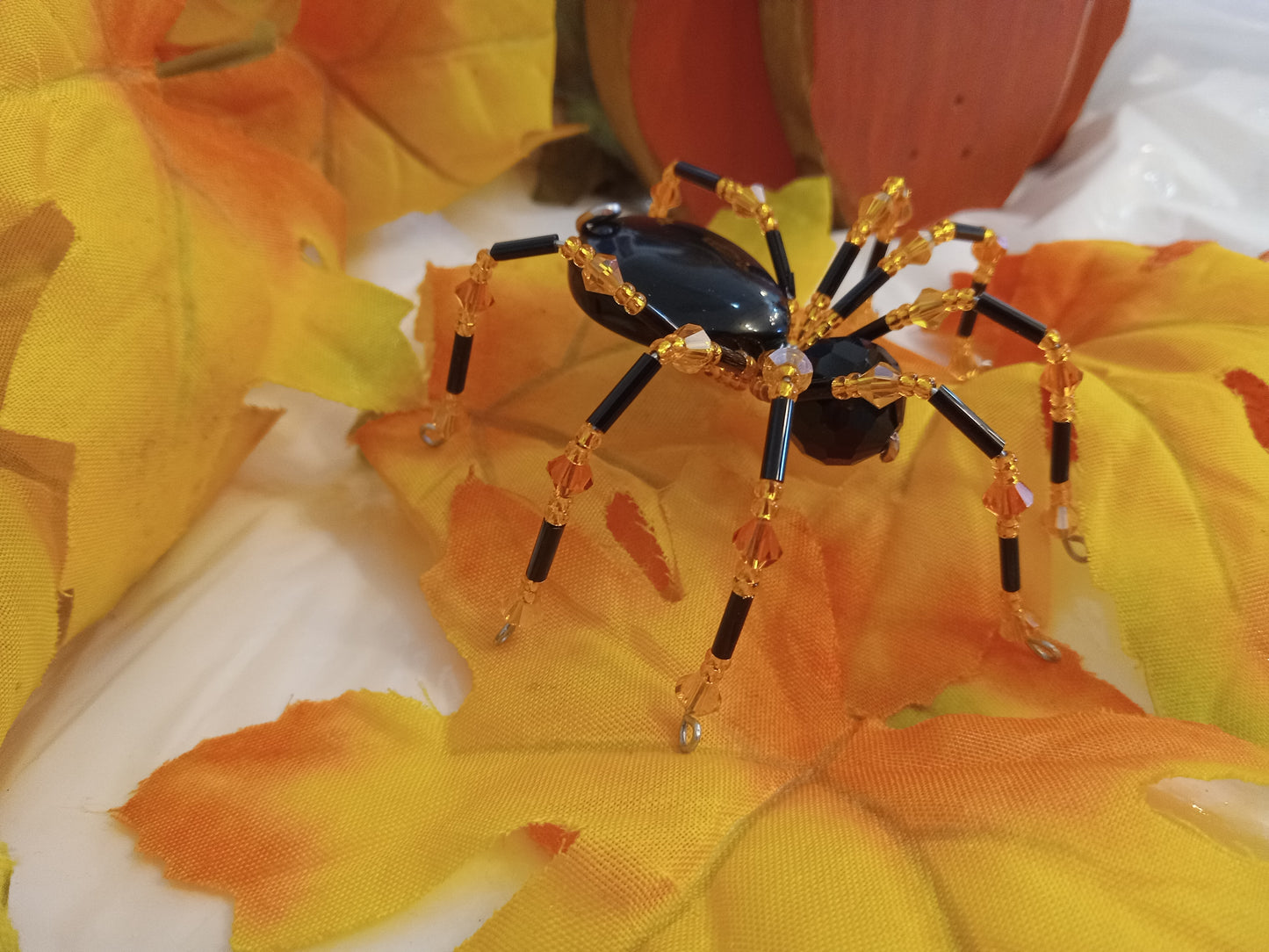 Mini Beaded 3D Spiders