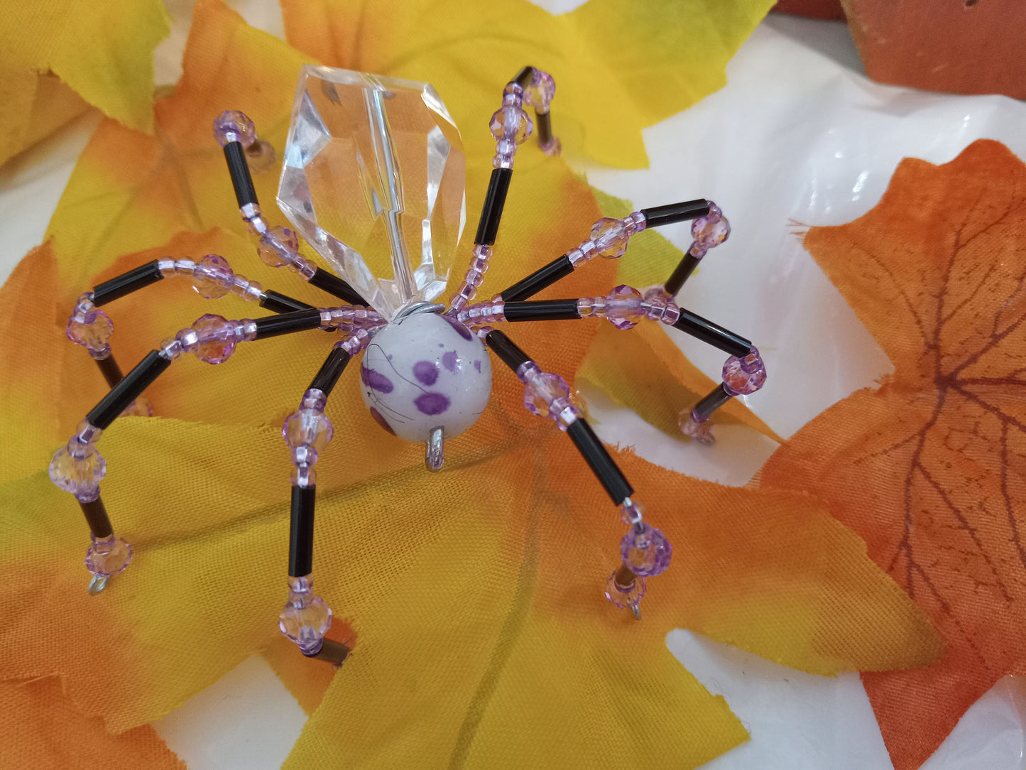 Mini Beaded 3D Spiders