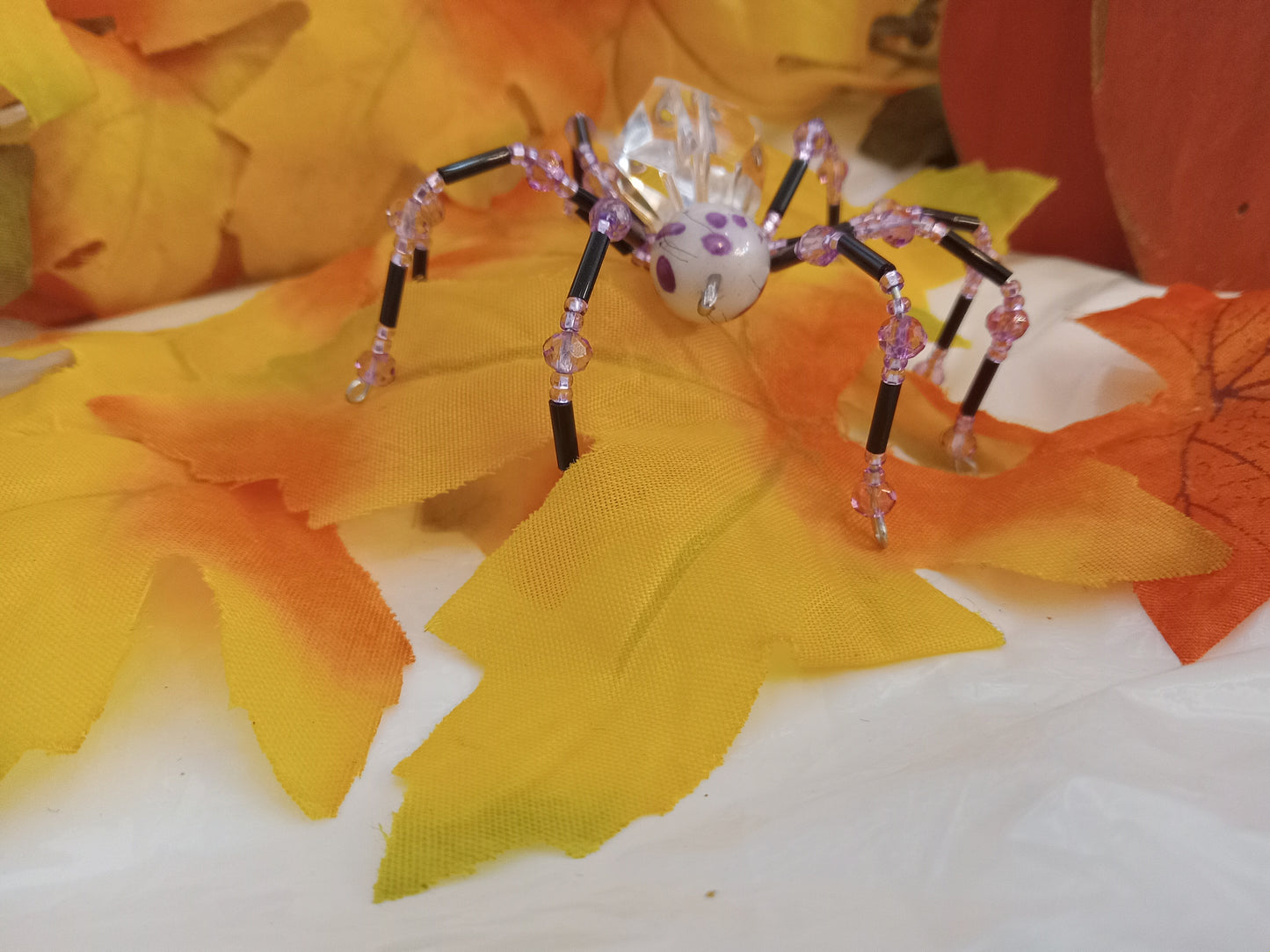 Mini Beaded 3D Spiders