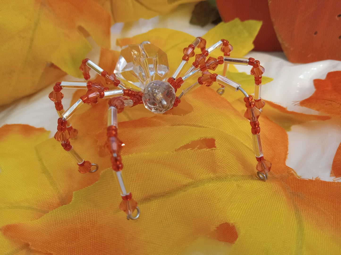 Mini Beaded 3D Spiders