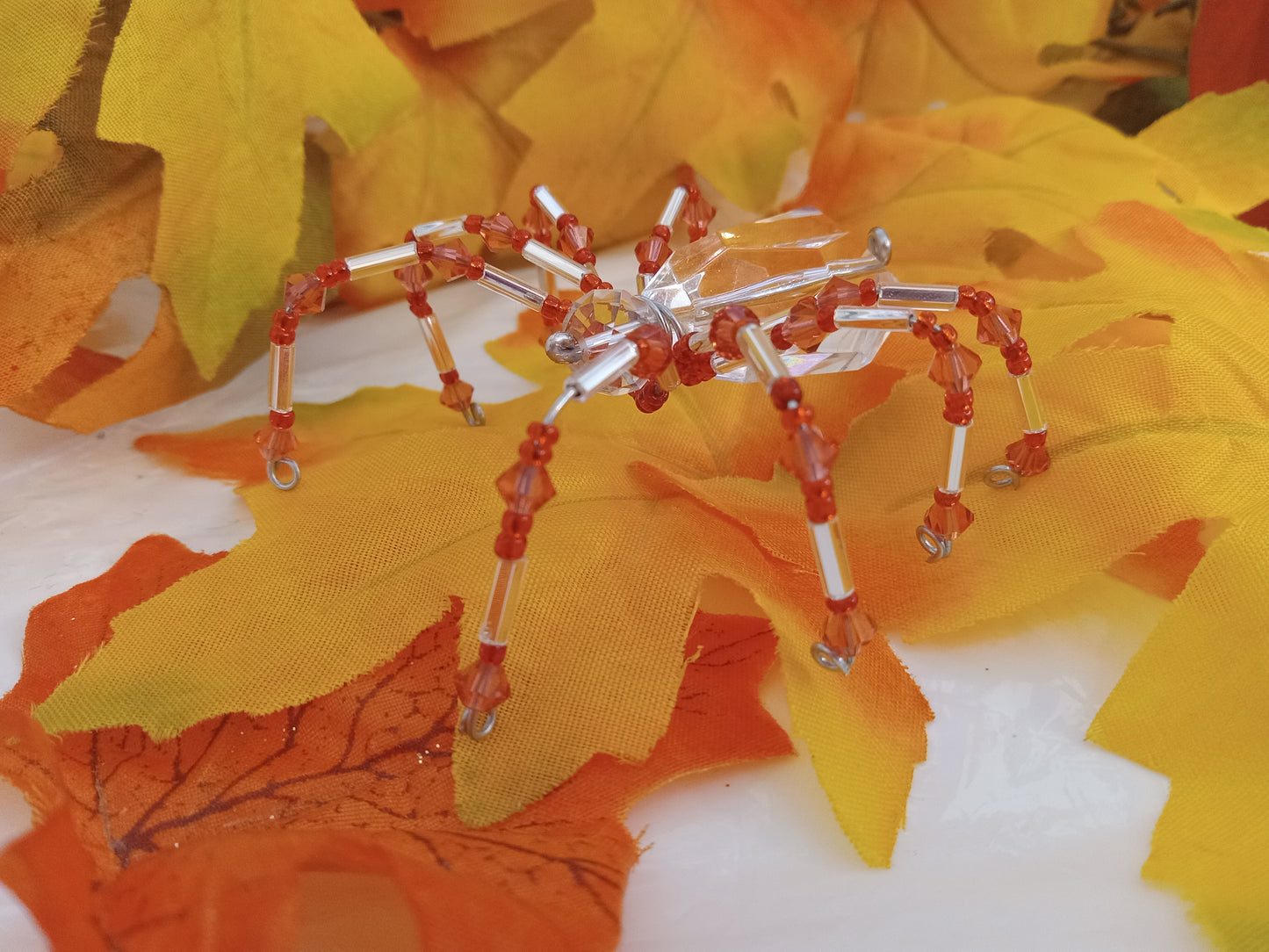 Mini Beaded 3D Spiders