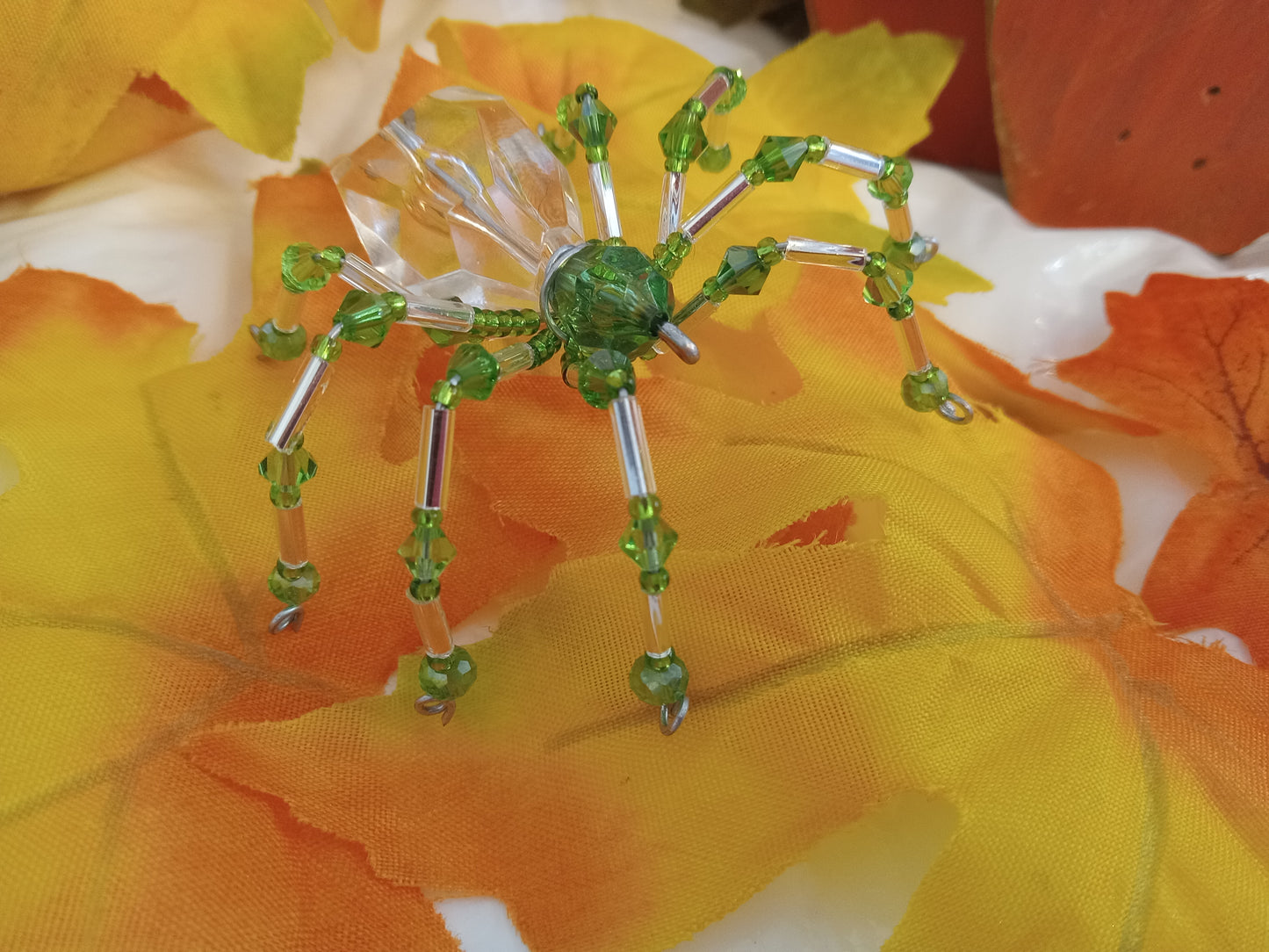 Mini Beaded 3D Spiders