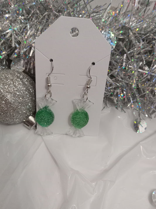 Christmas Candy Earrings