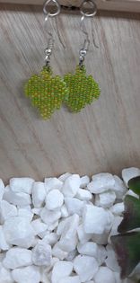 Falling Leaves Brick Stitch Earrings