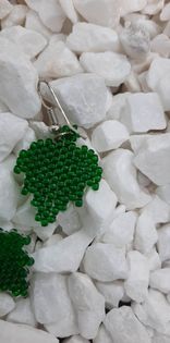 Falling Leaves Brick Stitch Earrings