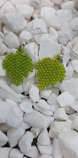 Falling Leaves Brick Stitch Earrings