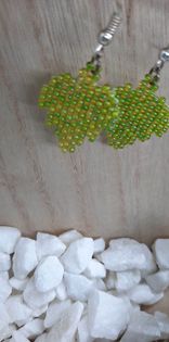 Falling Leaves Brick Stitch Earrings