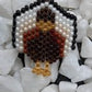 Gobble Gobble Brick Stitch Earrings