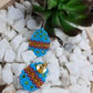 Multi Design Brick Stitch Egg Earrings