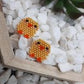 Baby Chicks Brick Stitch Earrings