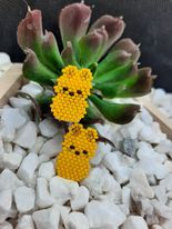 Hanging with my Peeps Brick Stitch Earrings
