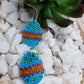 Multi Design Brick Stitch Egg Earrings