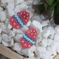 Multi Design Brick Stitch Egg Earrings