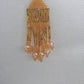 Gold Fringe Brickstitch Earring